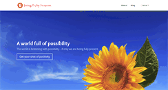 Desktop Screenshot of beingfullypresent.com